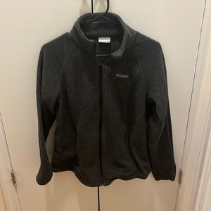 COLUMBIA gray zip up